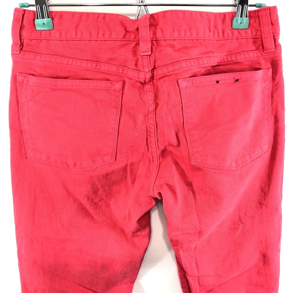 J. Crew Toothpick Ankle Pants Coral Skinny Sz 27 - Picture 5 of 8